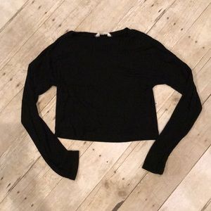 Pay eel Long Sleeve Crop Top size M